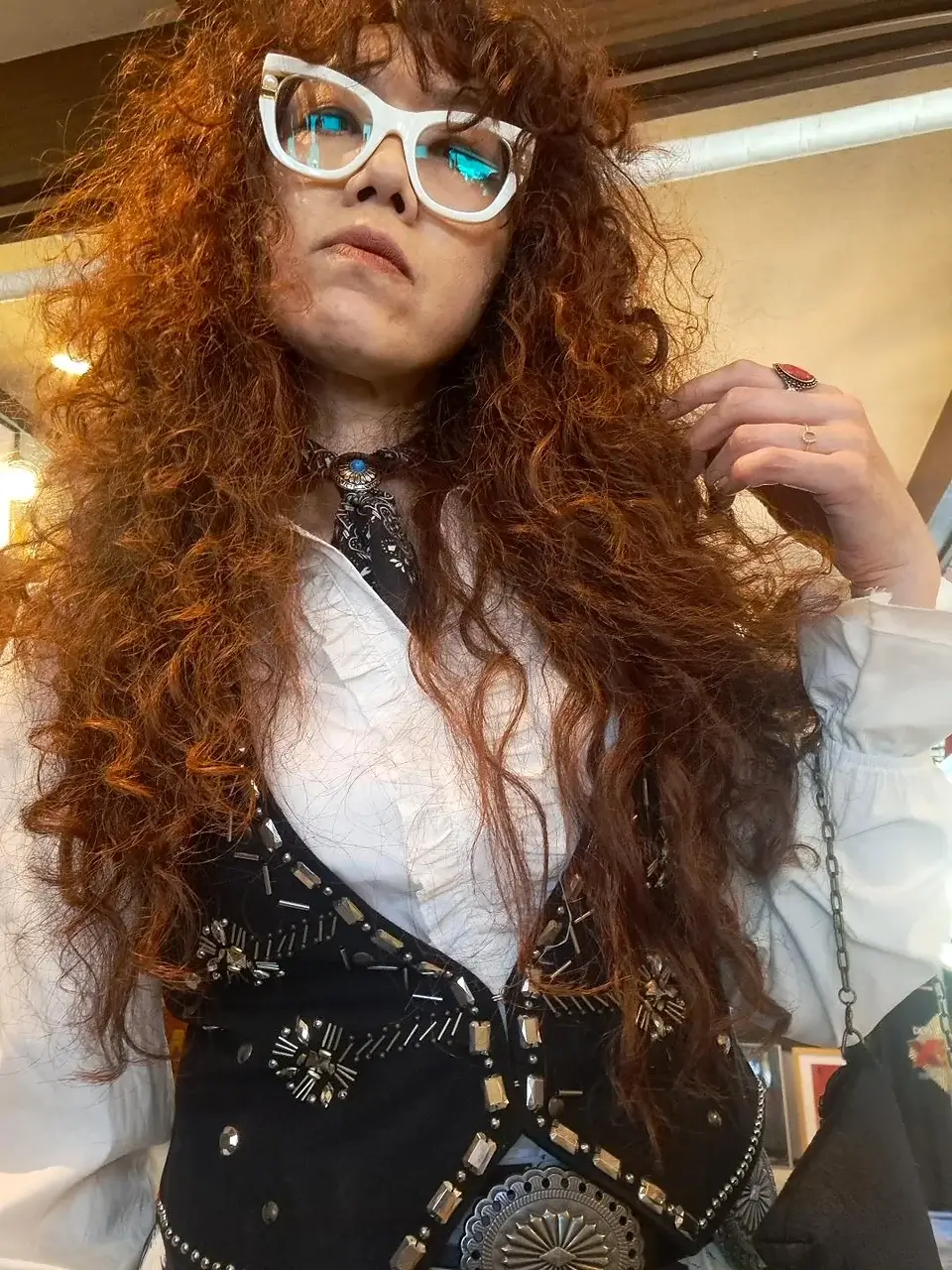 Day 3 white pearl eyewear
