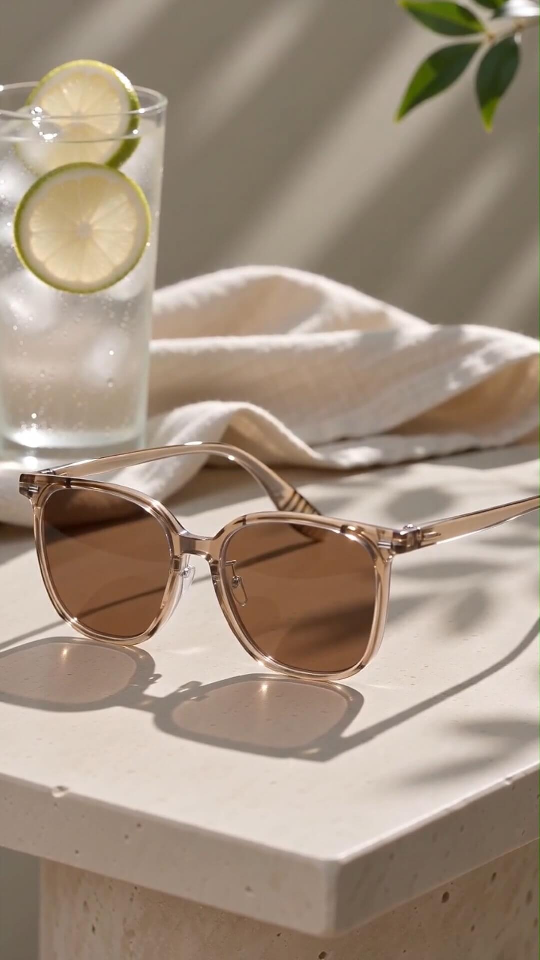 外に出たら、レンズが自然に色づいてサングラスに☀👓 室内ではクリアに、屋外では紫外線に反応して色が変わる 調光リーディンググラスです。 サングラスとリーディンググラスを、 何度も掛け替える手間を減らしたい方におすすめ。 ずれにくいテンプル
